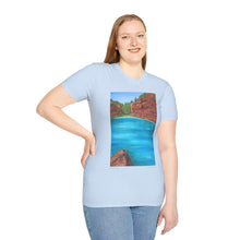 Load image into Gallery viewer, T-Shirt made from very soft materials, no side seams. Feels like bliss to wear! Many designs by Kerry Sandhu Art