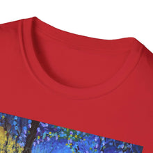 Load image into Gallery viewer, T-Shirt made from very soft materials, no side seams. Feels like bliss to wear! Many designs by Kerry Sandhu Art