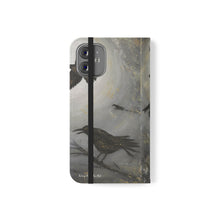 Load image into Gallery viewer, Come Join the Murder - PHONE CASE WALLET - by Kerry Sandhu Art