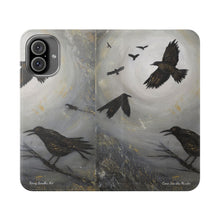 Load image into Gallery viewer, Come Join the Murder - PHONE CASE WALLET - by Kerry Sandhu Art