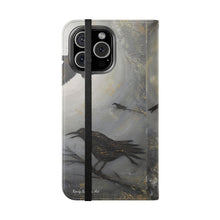 Load image into Gallery viewer, Come Join the Murder - PHONE CASE WALLET - by Kerry Sandhu Art