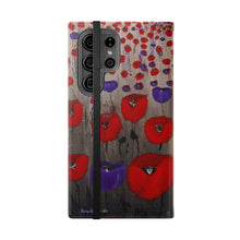 Load image into Gallery viewer, Benedictus (Poppies Only) - PHONE CASE WALLET - by Kerry Sandhu Art