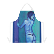 Load image into Gallery viewer, Apron - lightweight, silky finish 100% polyester, two front pockets. Many original artwork designs by Kerry Sandhu Art