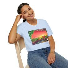 Load image into Gallery viewer, T-Shirt made from very soft materials, no side seams. Feels like bliss to wear! Many designs by Kerry Sandhu Art