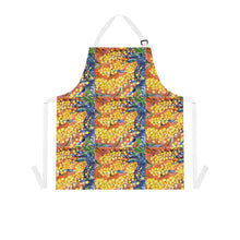 Load image into Gallery viewer, Apron - lightweight, silky finish 100% polyester, two front pockets. Many original artwork designs by Kerry Sandhu Art