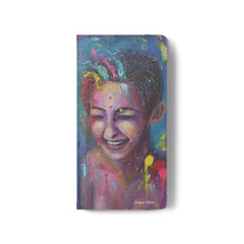 Load image into Gallery viewer, Raining Glitter - PHONE CASE WALLET for Samsung & iPhones - by Kerry Sandhu Art