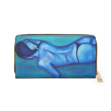 Load image into Gallery viewer, Pockets for cash, c/cards, coins, & more. Stylish faux leather, lots of original artworks by Kerry Sandhu Art to choose from