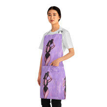 Load image into Gallery viewer, Apron - lightweight, silky finish 100% polyester, two front pockets. Many original artwork designs by Kerry Sandhu Art