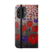 Load image into Gallery viewer, Benedictus (Poppies Only) - PHONE CASE WALLET - by Kerry Sandhu Art