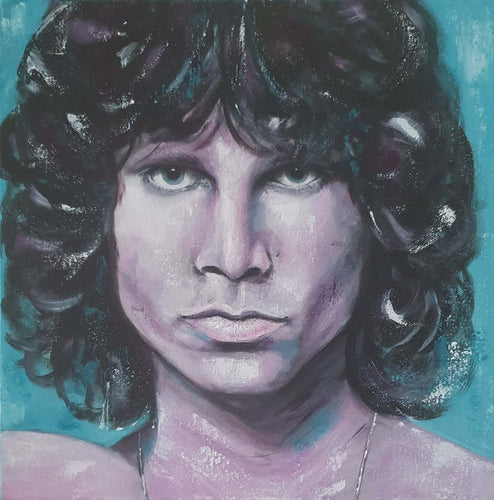 Riders on the Storm : A Tribute to Jim Morrison. Male musician who has impacted my life by Kerry Sandhu Art