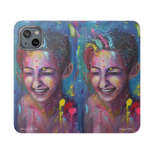 Load image into Gallery viewer, Raining Glitter - PHONE CASE WALLET for Samsung & iPhones - by Kerry Sandhu Art