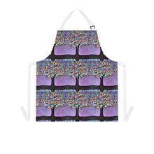 Load image into Gallery viewer, Apron - lightweight, silky finish 100% polyester, two front pockets. Many original artwork designs by Kerry Sandhu Art