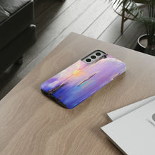 Load image into Gallery viewer, Setting Sun - TOUGH PHONE CASES for Samsung & iPhones - by Kerry Sandhu Art