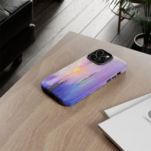 Load image into Gallery viewer, Setting Sun - TOUGH PHONE CASES for Samsung & iPhones - by Kerry Sandhu Art