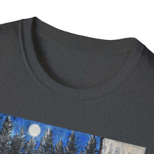 Load image into Gallery viewer, T-Shirt made from very soft materials, no side seams. Feels like bliss to wear! Many designs by Kerry Sandhu Art