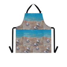 Load image into Gallery viewer, Apron - lightweight, silky finish 100% polyester, two front pockets. Many original artwork designs by Kerry Sandhu Art
