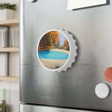 Load image into Gallery viewer, Plastic exterior w/ metallic bottom, magnetic back, 2 different opening mechanisms, matte finish. Art by Kerry Sandhu Art