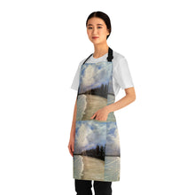 Load image into Gallery viewer, Apron - lightweight, silky finish 100% polyester, two front pockets. Many original artwork designs by Kerry Sandhu Art