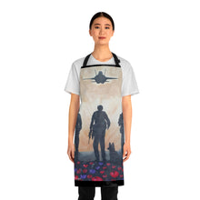 Load image into Gallery viewer, Apron - lightweight, silky finish 100% polyester, two front pockets. Many original artwork designs by Kerry Sandhu Art