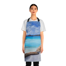 Load image into Gallery viewer, Apron - lightweight, silky finish 100% polyester, two front pockets. Many original artwork designs by Kerry Sandhu Art