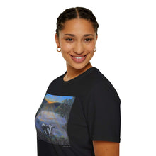 Load image into Gallery viewer, T-Shirt made from very soft materials, no side seams. Feels like bliss to wear! Many designs by Kerry Sandhu Art