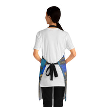 Load image into Gallery viewer, Apron - lightweight, silky finish 100% polyester, two front pockets. Many original artwork designs by Kerry Sandhu Art