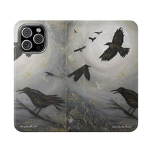 Load image into Gallery viewer, Come Join the Murder - PHONE CASE WALLET - by Kerry Sandhu Art