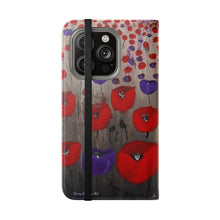 Load image into Gallery viewer, Benedictus (Poppies Only) - PHONE CASE WALLET - by Kerry Sandhu Art