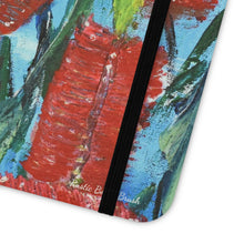 Load image into Gallery viewer, Rustic Bottle Brush - PHONE CASE WALLET - by Kerry Sandhu Art