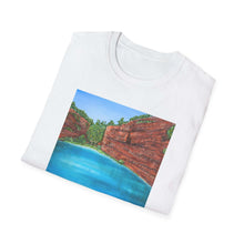 Load image into Gallery viewer, T-Shirt made from very soft materials, no side seams. Feels like bliss to wear! Many designs by Kerry Sandhu Art