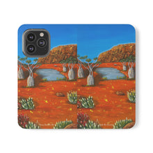 Load image into Gallery viewer, Beds Are Burning - PHONE CASE WALLET - by Kerry Sandhu Art