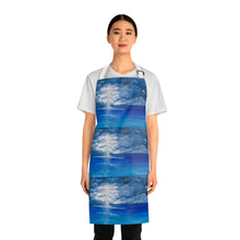 Load image into Gallery viewer, Apron - lightweight, silky finish 100% polyester, two front pockets. Many original artwork designs by Kerry Sandhu Art