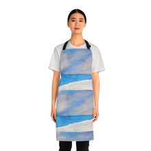 Load image into Gallery viewer, Apron - lightweight, silky finish 100% polyester, two front pockets. Many original artwork designs by Kerry Sandhu Art