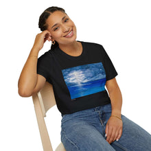 Load image into Gallery viewer, T-Shirt made from very soft materials, no side seams. Feels like bliss to wear! Many designs by Kerry Sandhu Art