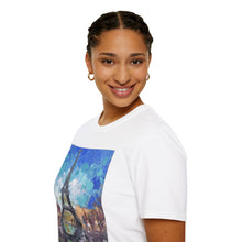 Load image into Gallery viewer, T-Shirt made from very soft materials, no side seams. Feels like bliss to wear! Many designs by Kerry Sandhu Art