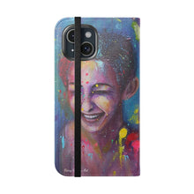 Load image into Gallery viewer, Raining Glitter - PHONE CASE WALLET for Samsung & iPhones - by Kerry Sandhu Art