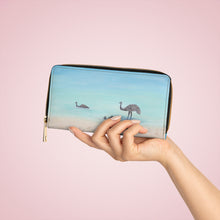 Load image into Gallery viewer, Pockets for cash, c/cards, coins, & more. Stylish faux leather, lots of original artworks by Kerry Sandhu Art to choose from