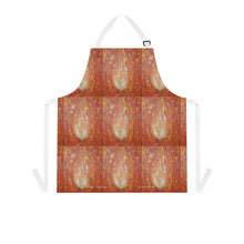 Load image into Gallery viewer, Apron - lightweight, silky finish 100% polyester, two front pockets. Many original artwork designs by Kerry Sandhu Art