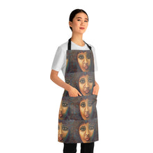 Load image into Gallery viewer, Apron - lightweight, silky finish 100% polyester, two front pockets. Many original artwork designs by Kerry Sandhu Art