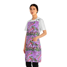 Load image into Gallery viewer, Apron - lightweight, silky finish 100% polyester, two front pockets. Many original artwork designs by Kerry Sandhu Art