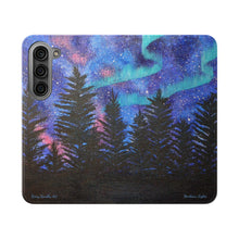 Load image into Gallery viewer, Northern Lights - PHONE CASE WALLET - by Kerry Sandhu Art