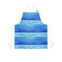 Load image into Gallery viewer, Apron - lightweight, silky finish 100% polyester, two front pockets. Many original artwork designs by Kerry Sandhu Art