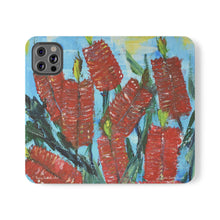 Load image into Gallery viewer, Rustic Bottle Brush - PHONE CASE WALLET - by Kerry Sandhu Art