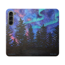 Load image into Gallery viewer, Northern Lights - PHONE CASE WALLET - by Kerry Sandhu Art