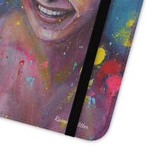 Load image into Gallery viewer, Raining Glitter - PHONE CASE WALLET for Samsung & iPhones - by Kerry Sandhu Art