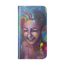 Load image into Gallery viewer, Raining Glitter - PHONE CASE WALLET for Samsung & iPhones - by Kerry Sandhu Art