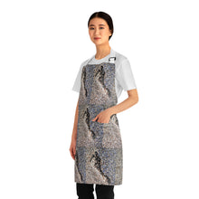 Load image into Gallery viewer, Apron - lightweight, silky finish 100% polyester, two front pockets. Many original artwork designs by Kerry Sandhu Art
