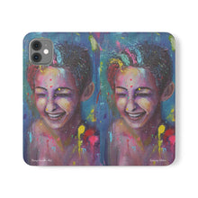 Load image into Gallery viewer, Raining Glitter - PHONE CASE WALLET for Samsung & iPhones - by Kerry Sandhu Art