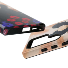 Load image into Gallery viewer, Phone case with an Australian and New Zealand soldier back to back with light-horsemen in the background and poppies in the foreground