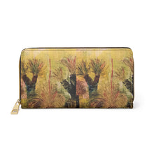 Load image into Gallery viewer, Pockets for cash, c/cards, coins, & more. Stylish faux leather, lots of original artworks by Kerry Sandhu Art to choose from